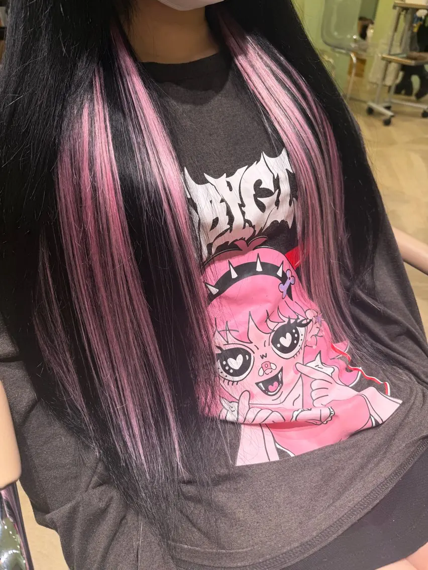 エクステ エクステ🎀 暖色カラー🎀amiのヘアスタイル
