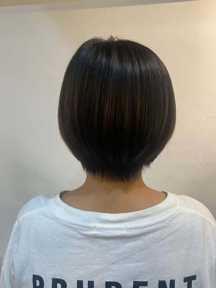 ショート ショートボブ ボブ くびれヘア ショートヘア ホシヤ ナオのヘアスタイル