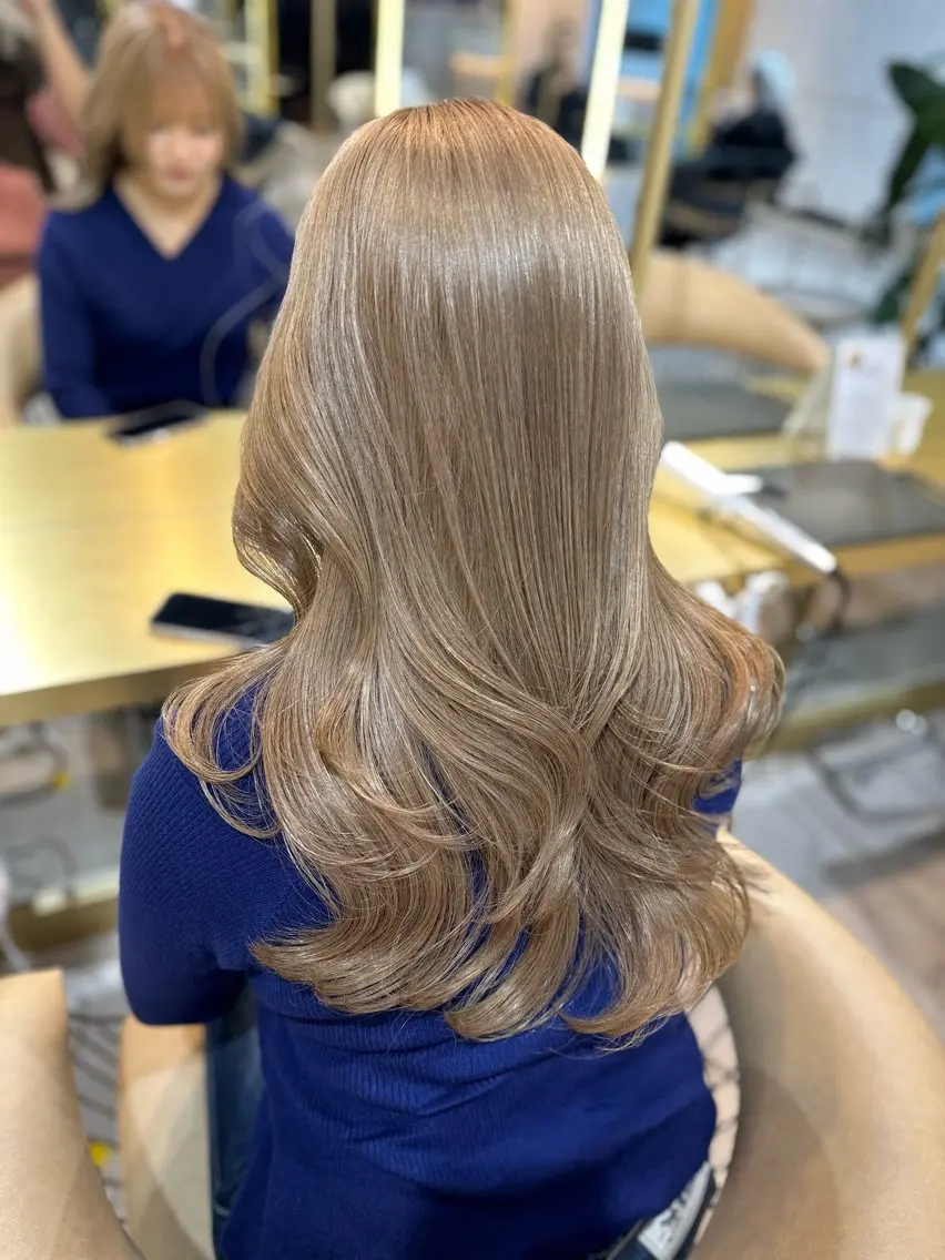 カット+ブリーチダブルカラー+quickケアTRの写真