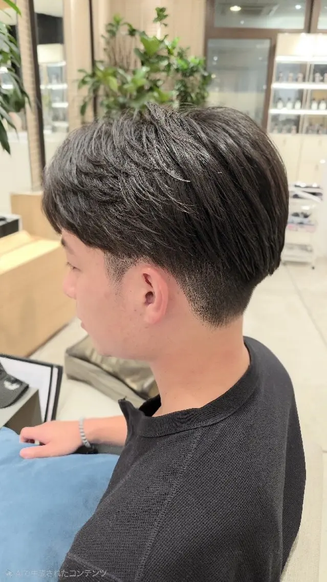 メンズ カット ✂髪質改善ストレート NO.1 深澤 颯斗のヘアスタイル