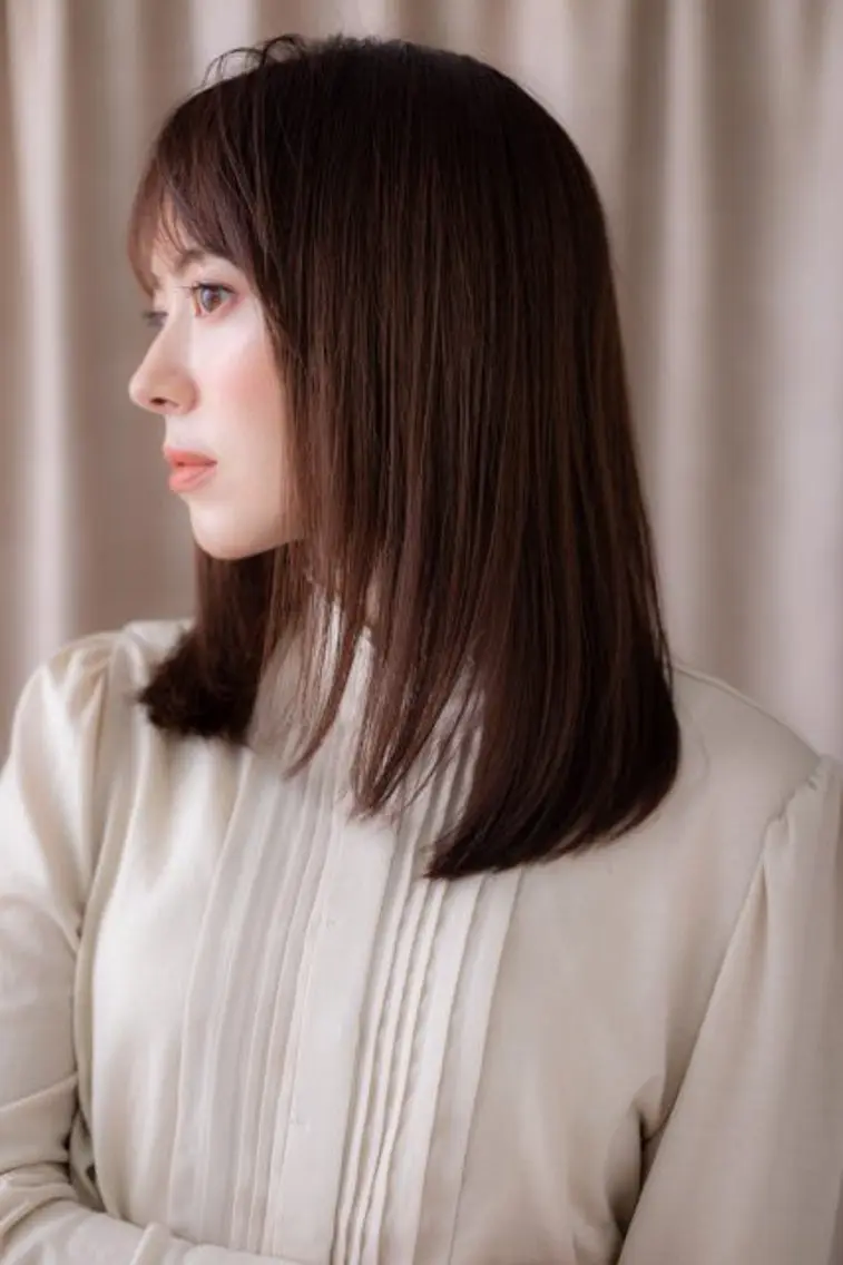 セミロング カラー カット パーマ トリートメント ヘッドスパ クセ毛解決💠艶髪 縮毛矯正💠棚村竜太のヘアスタイル