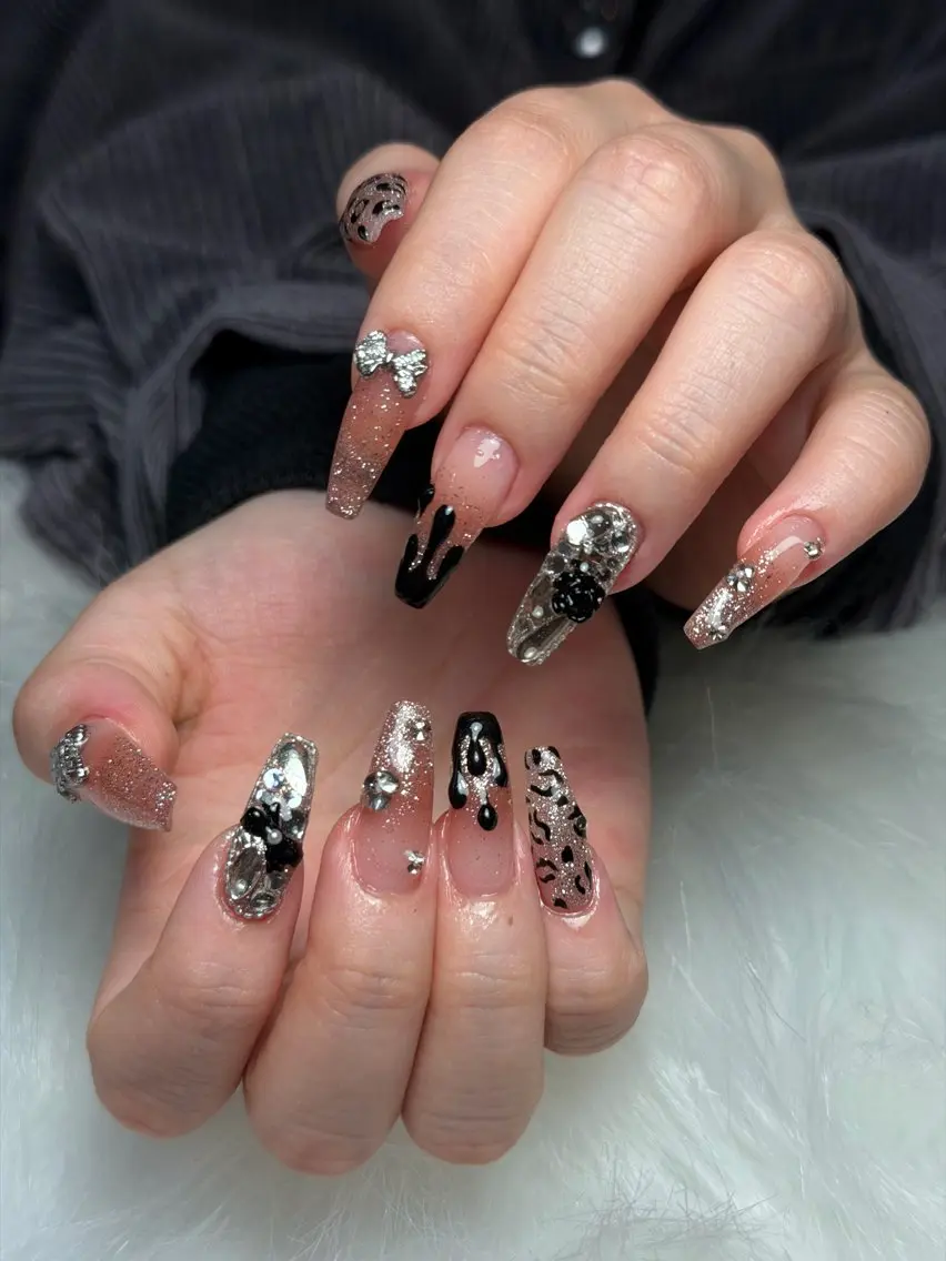 ネイル フレンチネイル グラデーション 韓国ネイル マグネットネイル シンプルネイル ハンドネイル CoMo Nailのネイルデザイン