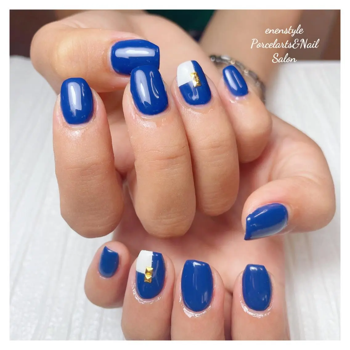 ミディアム ネイル 🐾enen style 🐾のネイルデザイン