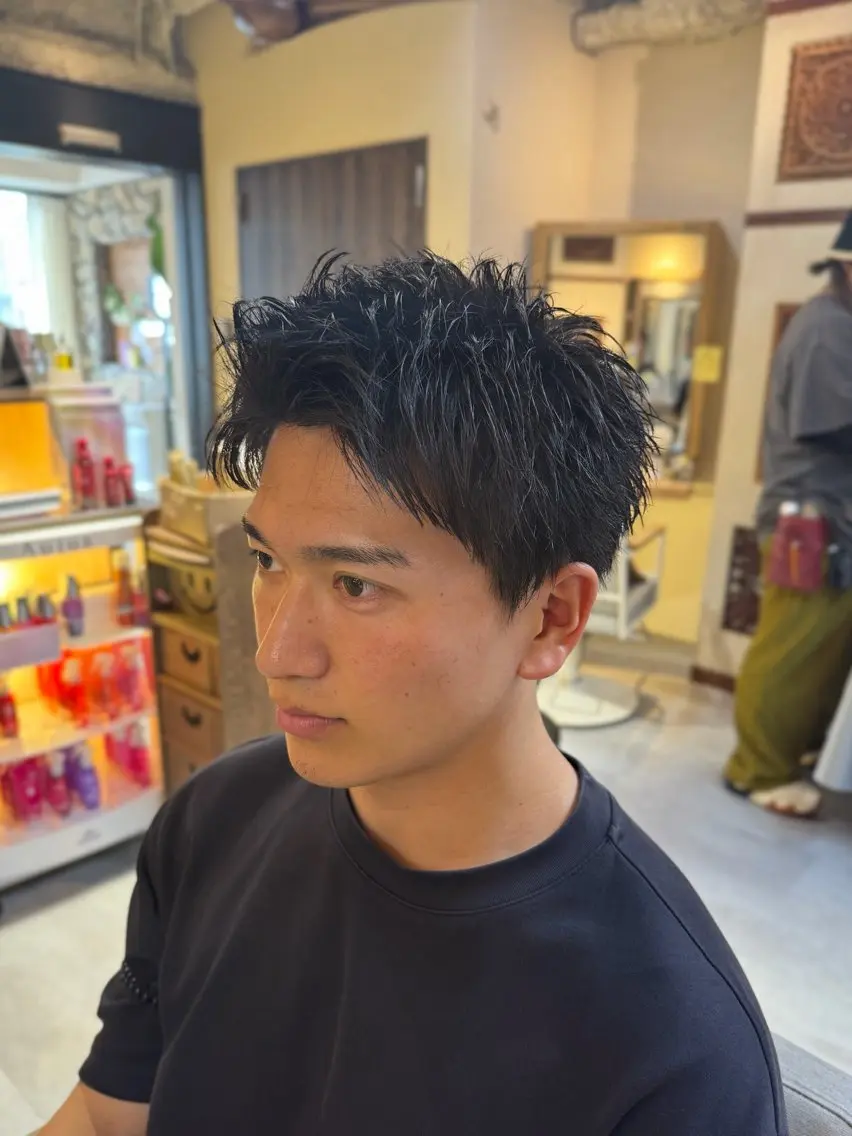メンズ メンズショート Bonheur銀座 /前田 栞九郎のヘアスタイル