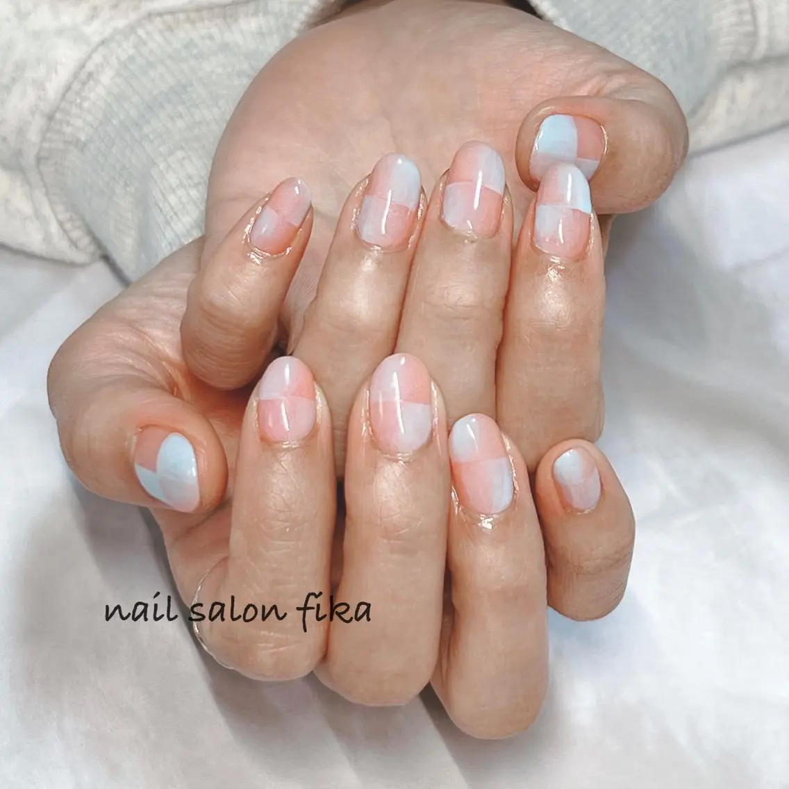 ネイル グラデーション 春ネイル nail salon fikaのネイルデザイン