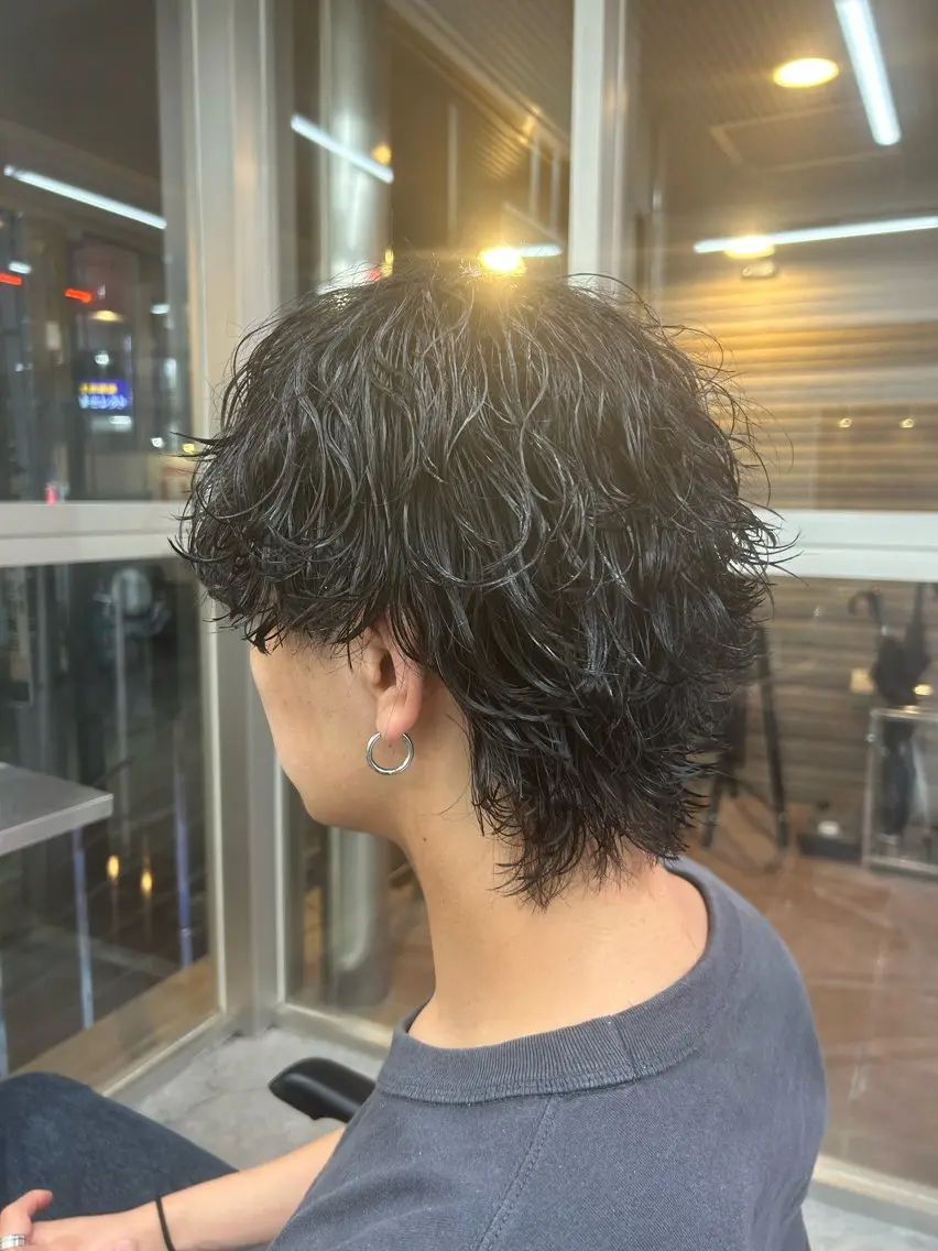 パーマ メンズ カット パーマ パーマ支持率No.1 ❤️🔥安成弾のヘアスタイル