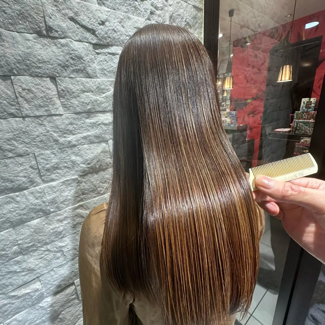 ロング 縮毛矯正 ✨美髪矯正の専門家✨ 髪質改善 松村のヘアスタイル