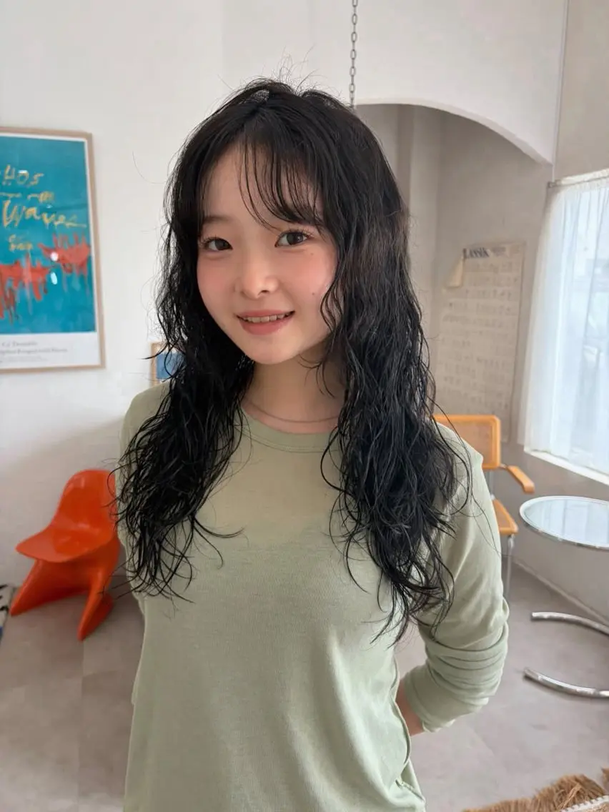 ロング パーマ ロング パーマ はやし ちののヘアスタイル