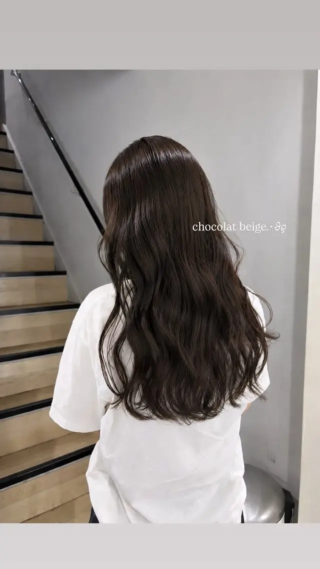 ロング ヘアカラー chika ꙳⸌♡⸍꙳のヘアスタイル