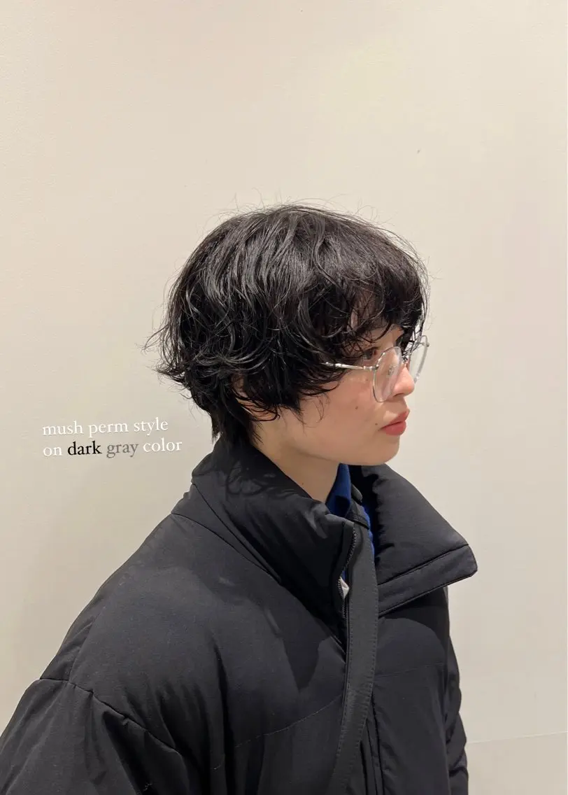 ショート ボブ 顔周りカット ショートヘア パーマ/名古屋パーマ / コデラ ナナホのヘアスタイル