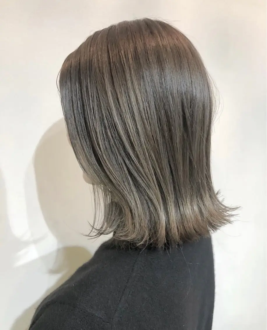 ✂︎デザインカット＋艶カラー＋トリートメント¥6900✂︎の写真