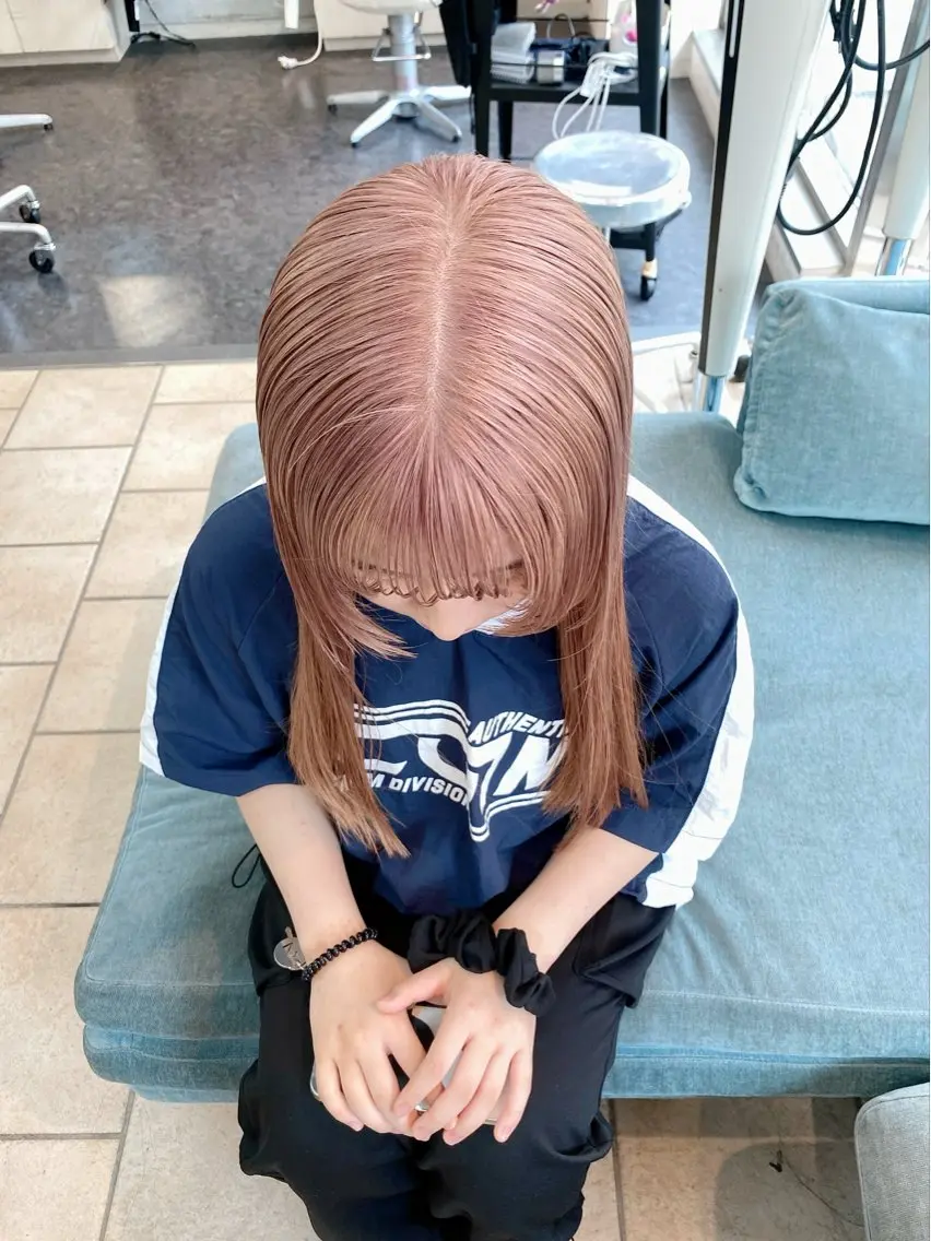 ロング カラー ブリーチ ブロンド ケアブリーチ ✨原宿ハイトーン ブリーチ職人菊池のヘアスタイル