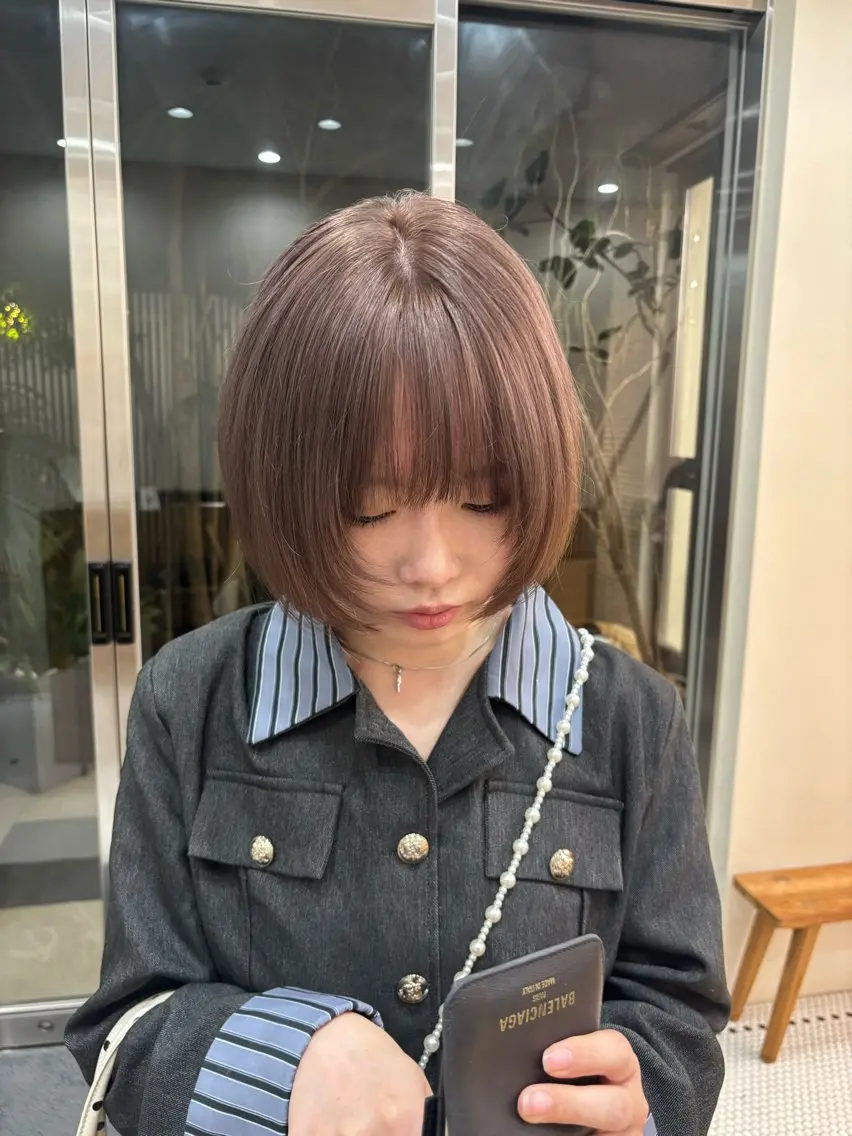ヘアカラー トリートメント 井川 優衣のヘアスタイル