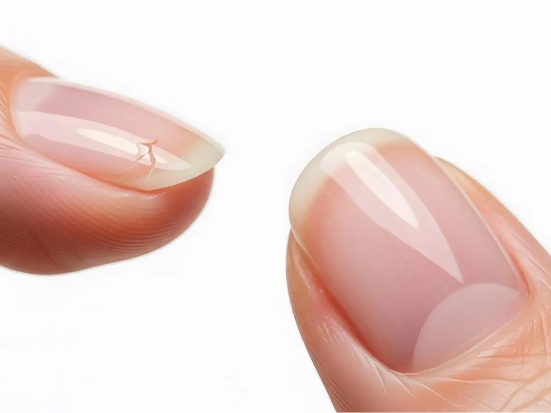爪の亀裂補修1本💅自爪育成ジェルを使用した補強コーティングを希望の場合は¥550追加の写真