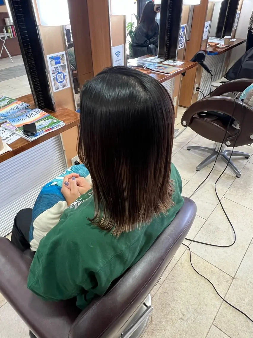ミディアム 後藤 優瞳のヘアスタイル