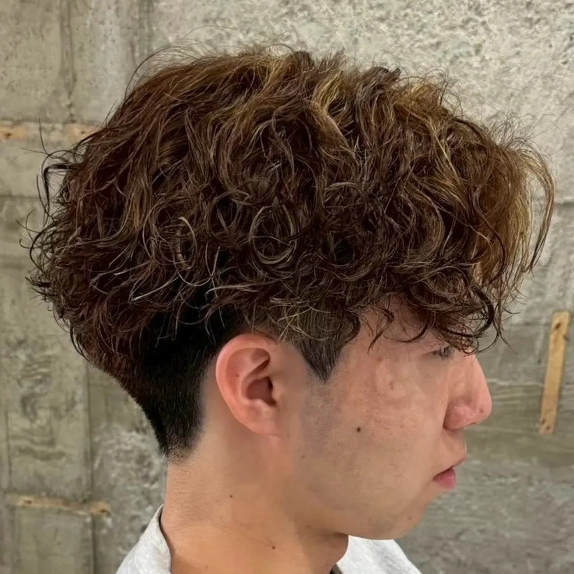 パーマ メンズ 【束感セット】 あおいのヘアスタイル