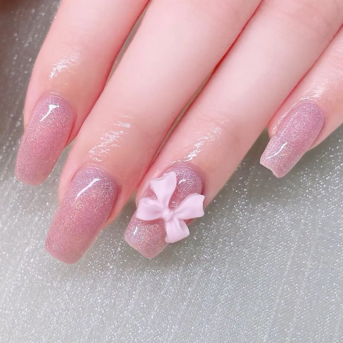ネイル 長さ出し ハンドネイル Nailist suzuのネイルデザイン