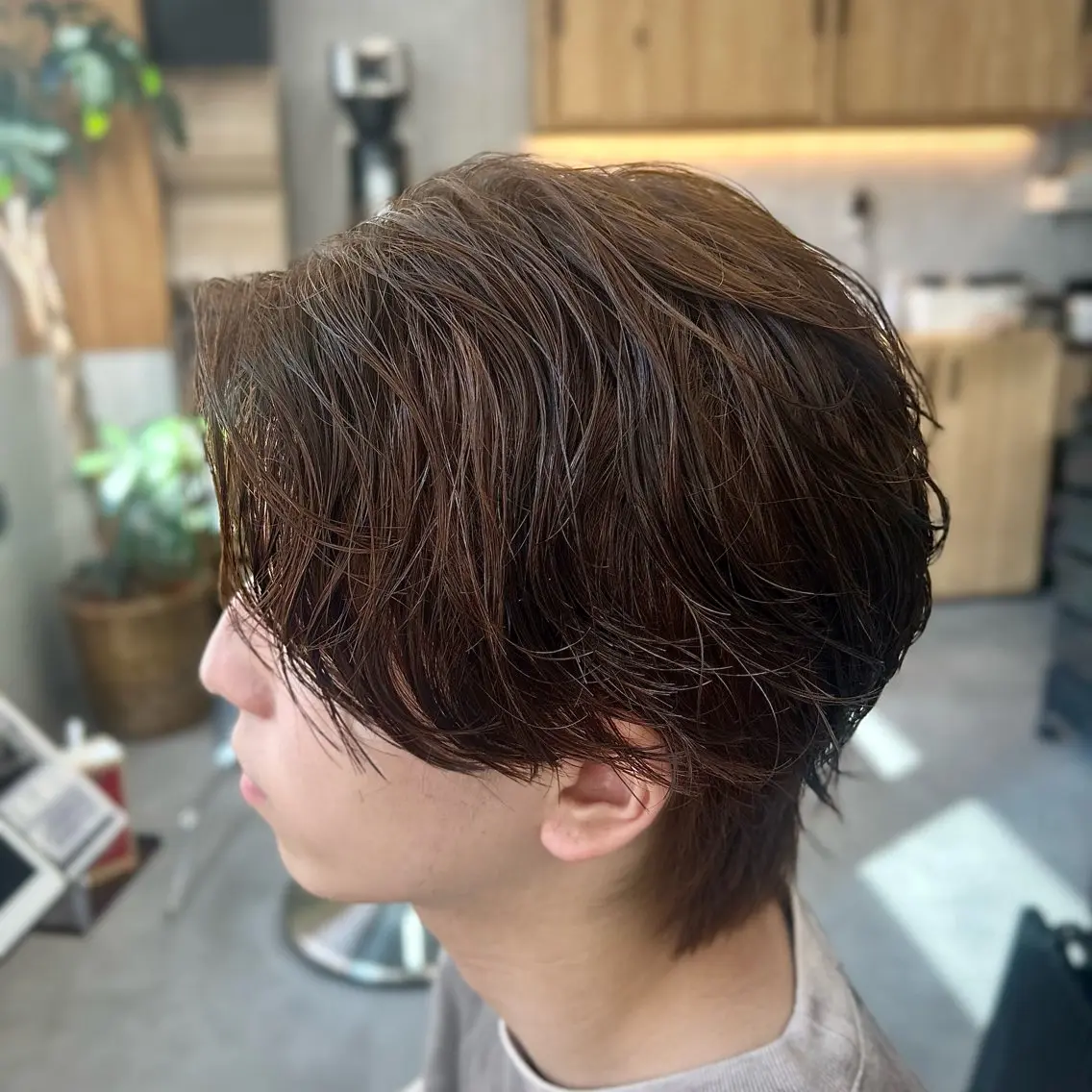 パーマ メンズ カット パーマ 🇰🇷シャドウパー マ🇰🇷韓国/威吹のヘアスタイル