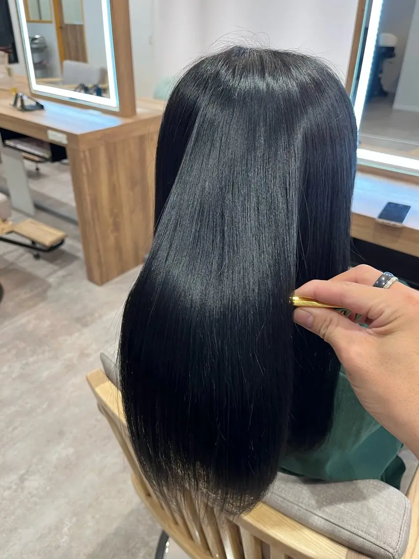 🥹就活&実習対策🥹フェイクブラック🤩メンテナンスカット込み💕の写真