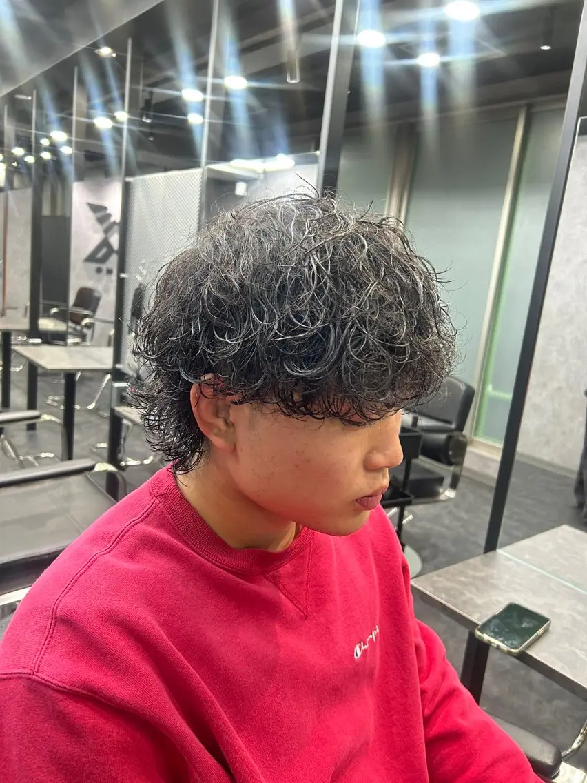 パーマ メンズ カット パーマ ヘアセット パーマ支持率No.1 ❤️‍🔥安成弾のヘアスタイル