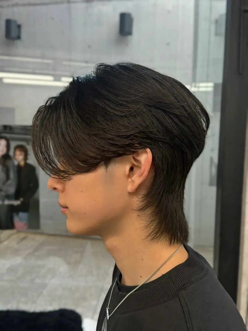 パーマ メンズ ダウンパーマ メンズパーマ ニュアンスパーマ カット パーマ 湖城 恵吾のヘアスタイル