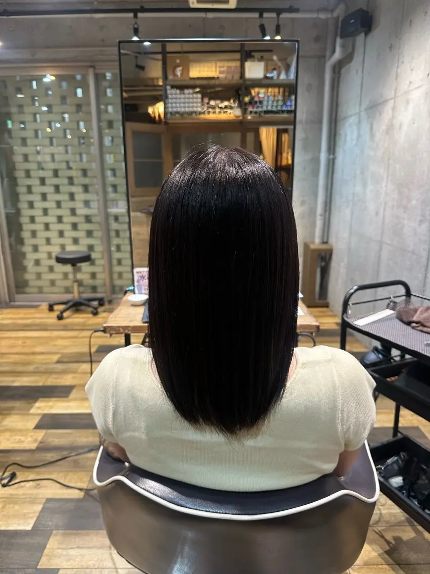 ミディアム flannel 優介のヘアスタイル