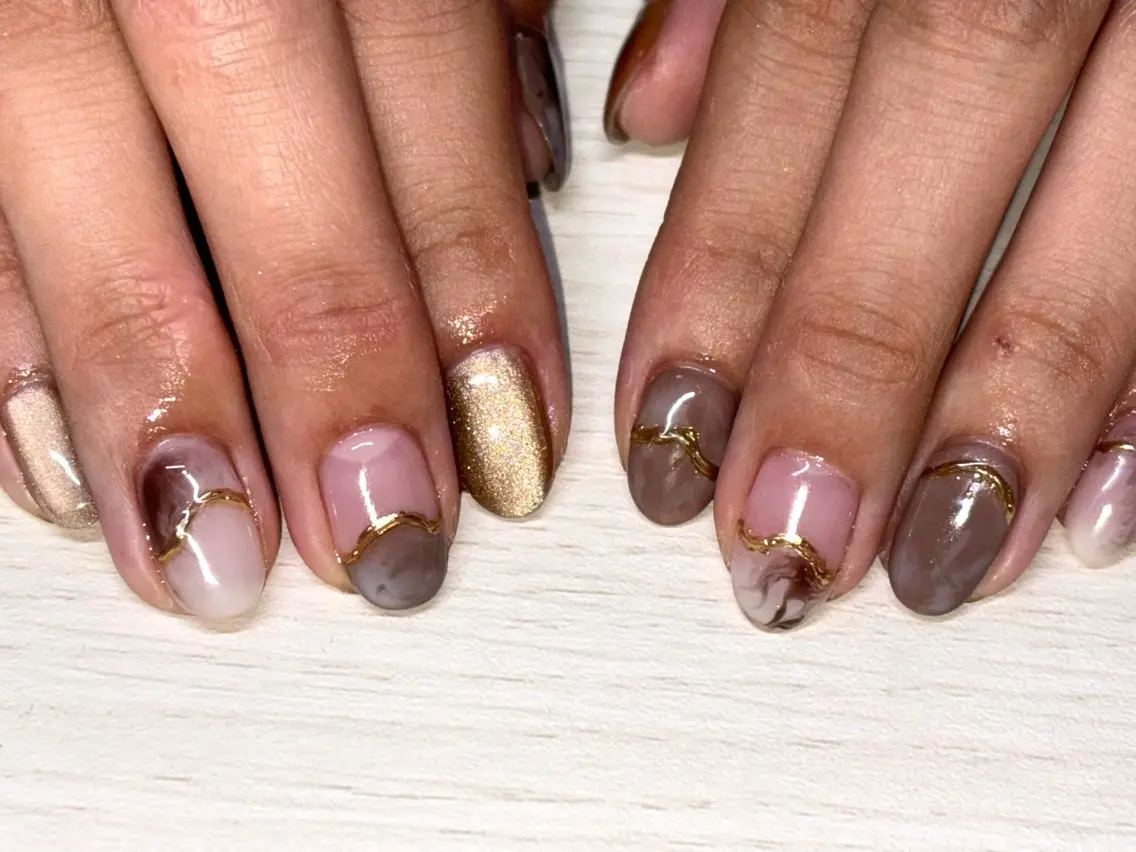 ネイル ハンドネイル Nail Salon Pure のぞみのネイルデザイン