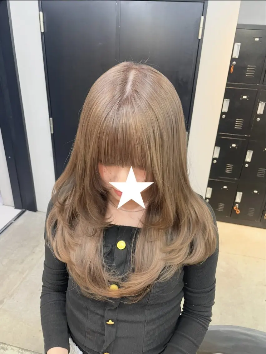 セミロング カラー ヘアカラー トリートメント 新宿/透明感カラー/ 髪質改善/桜良のヘアスタイル
