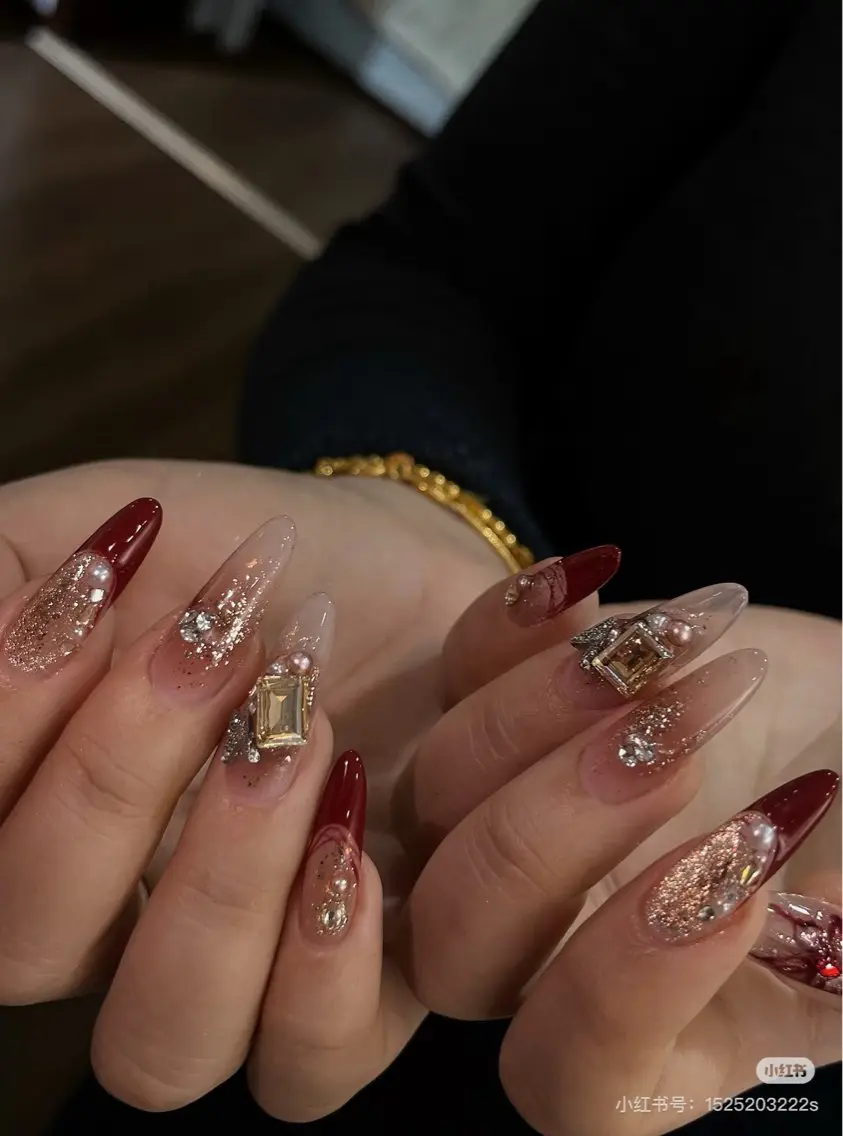 ネイル アートネイル オーロラネイル チークネイル 長さ出し フットネイル ハンドネイル Blossom nail_研修のネイルデザイン