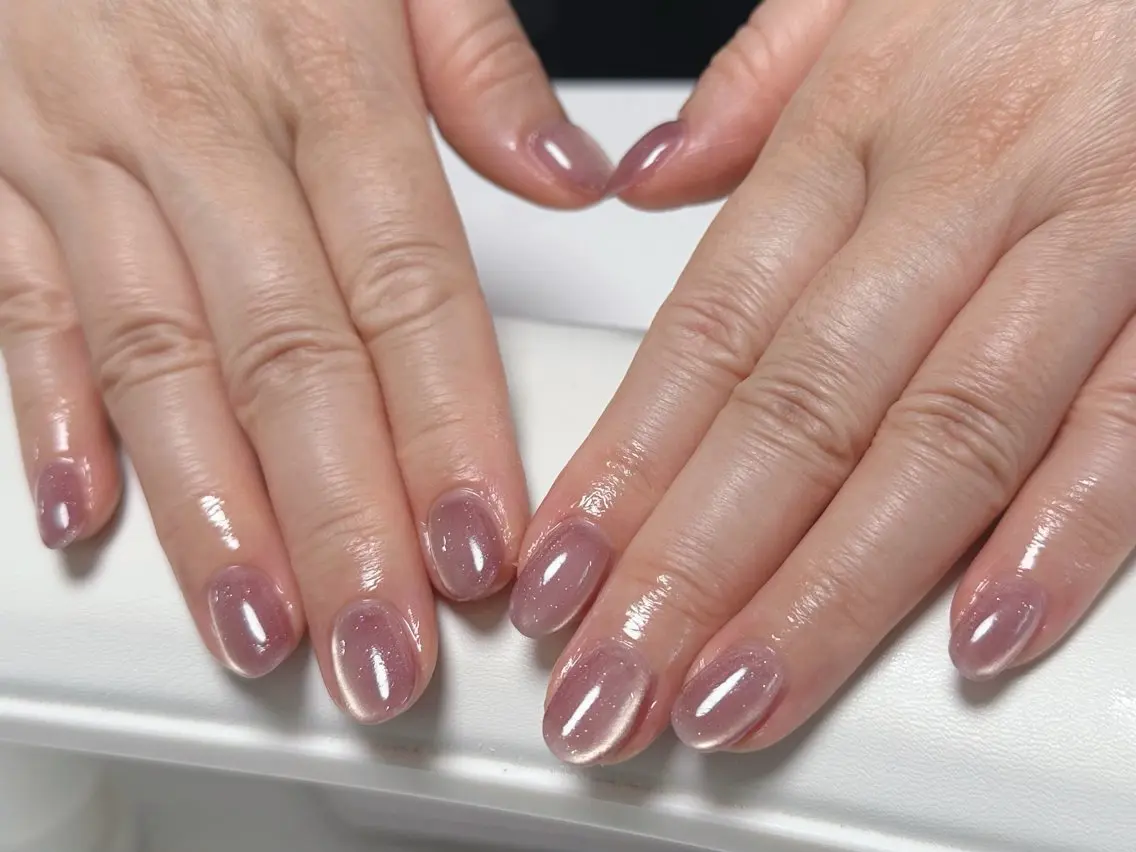 ネイル フラッシュネイル フラッシュマグ マグネットネイル ハンドネイル ＆CHOU CHOU nail たむらのネイルデザイン