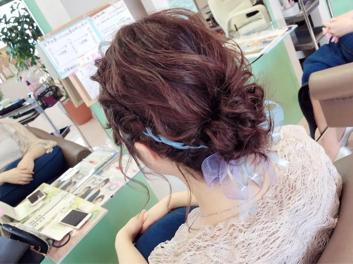 ショート ヘアセット 松田 みのりのヘアスタイル