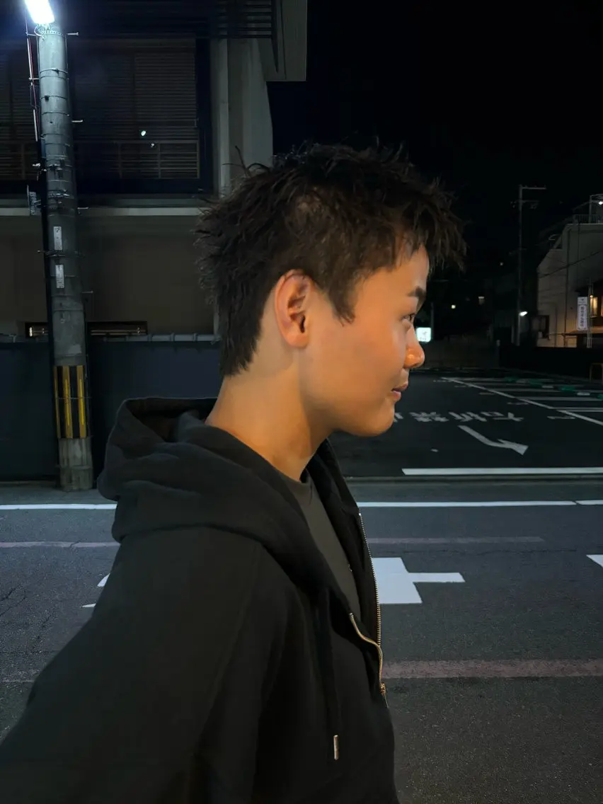 メンズ メンズショート スパイキーショート マツダ レンのヘアスタイル