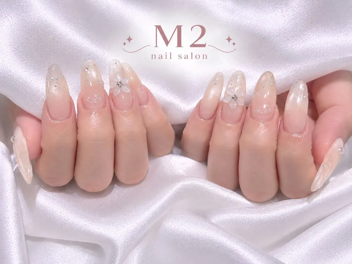 ネイル ハンドネイル 長さだし専門店 M2　rikaのネイルデザイン