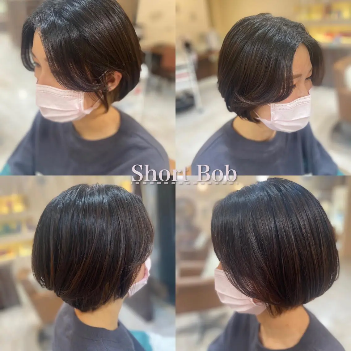ショート ショートボブ ボブ ショートヘア 🌷栄駅／髪質改善 ヘアセット/モネ🌷のヘアスタイル