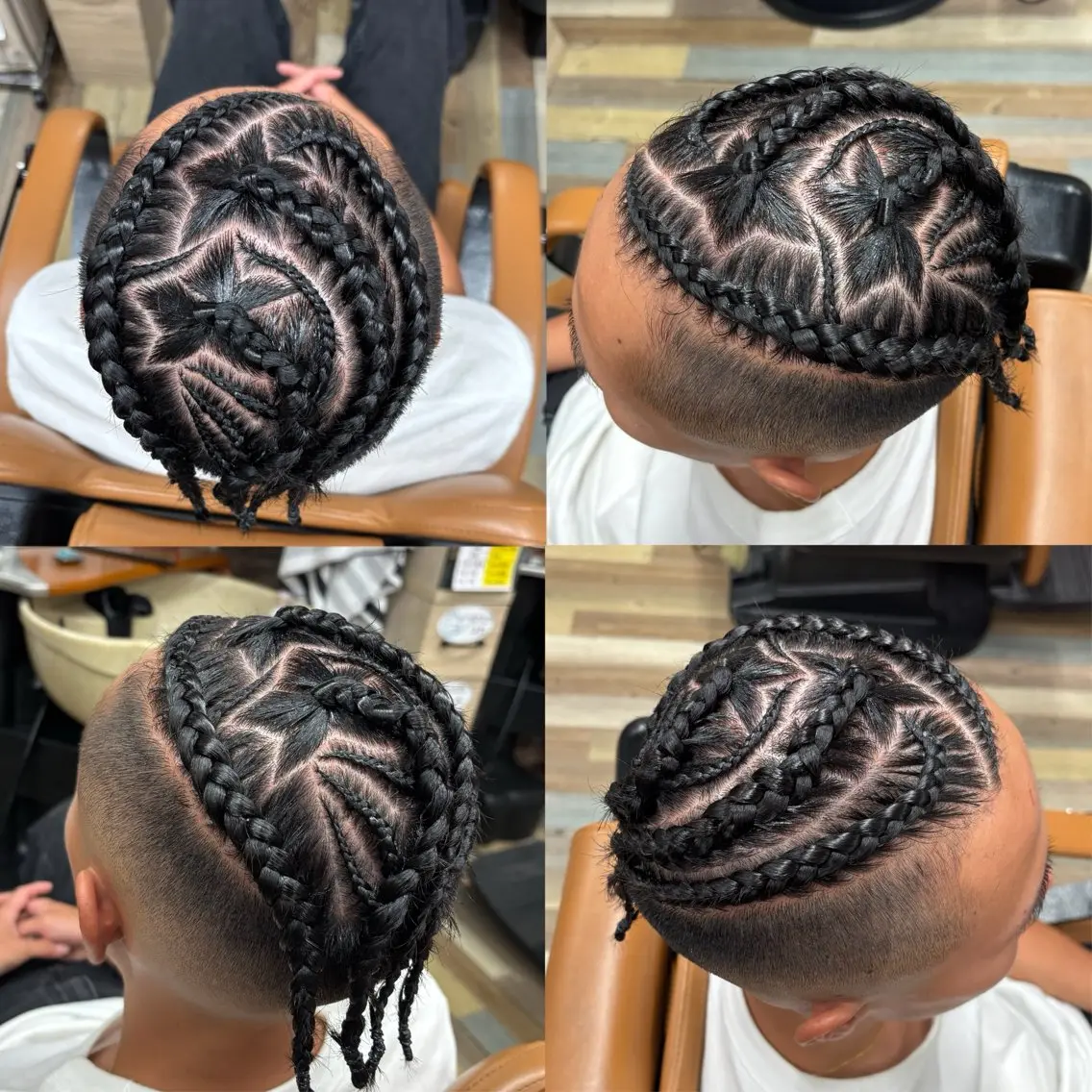 ⭐️STAR DESIGN CORNROWS⭐️星を取り入れたオリジナルデザイン🌟🔥掲載写真のデザイン限定です。の写真