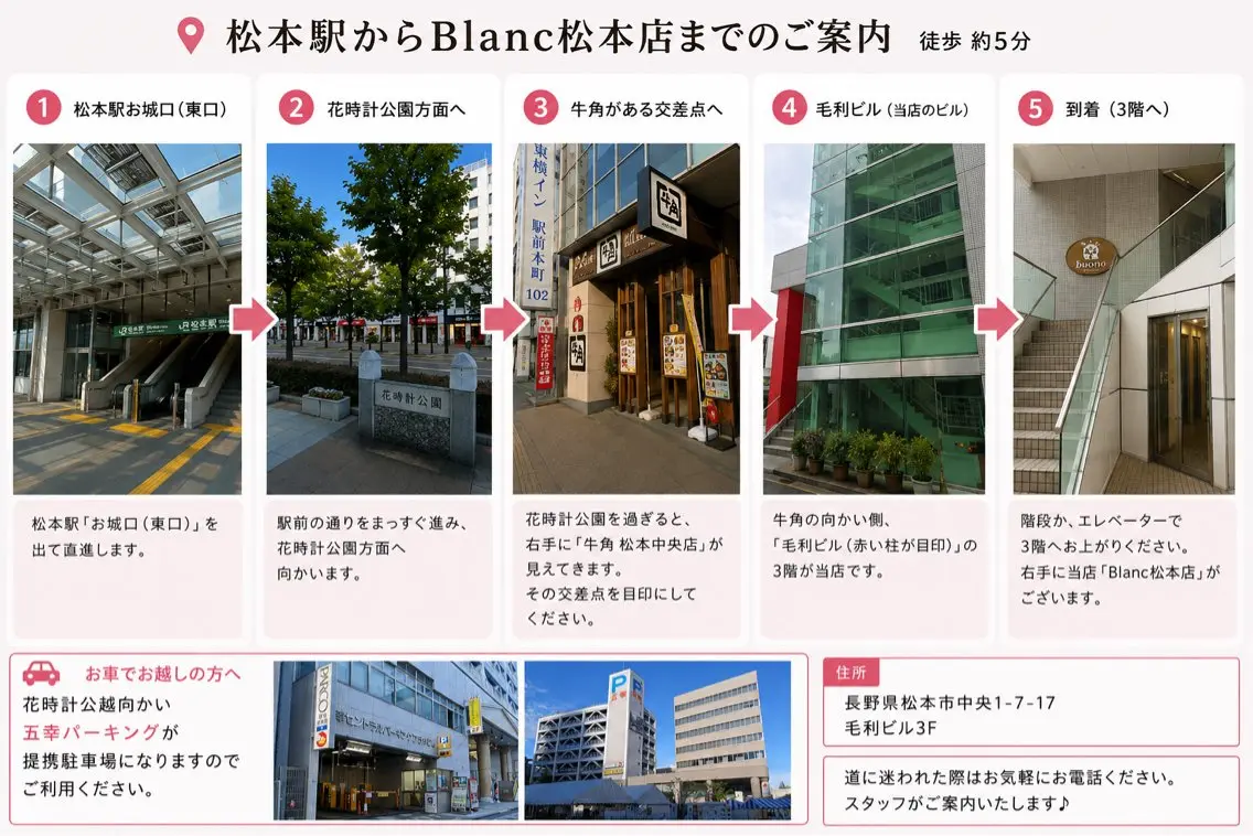 Blanc ブランのマツエク・マツパデザイン