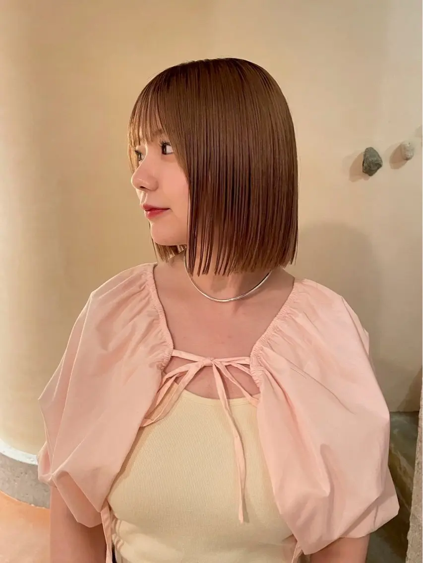 透明感イルミナカラー+うる艶トリートメント(ワンカラー)の写真