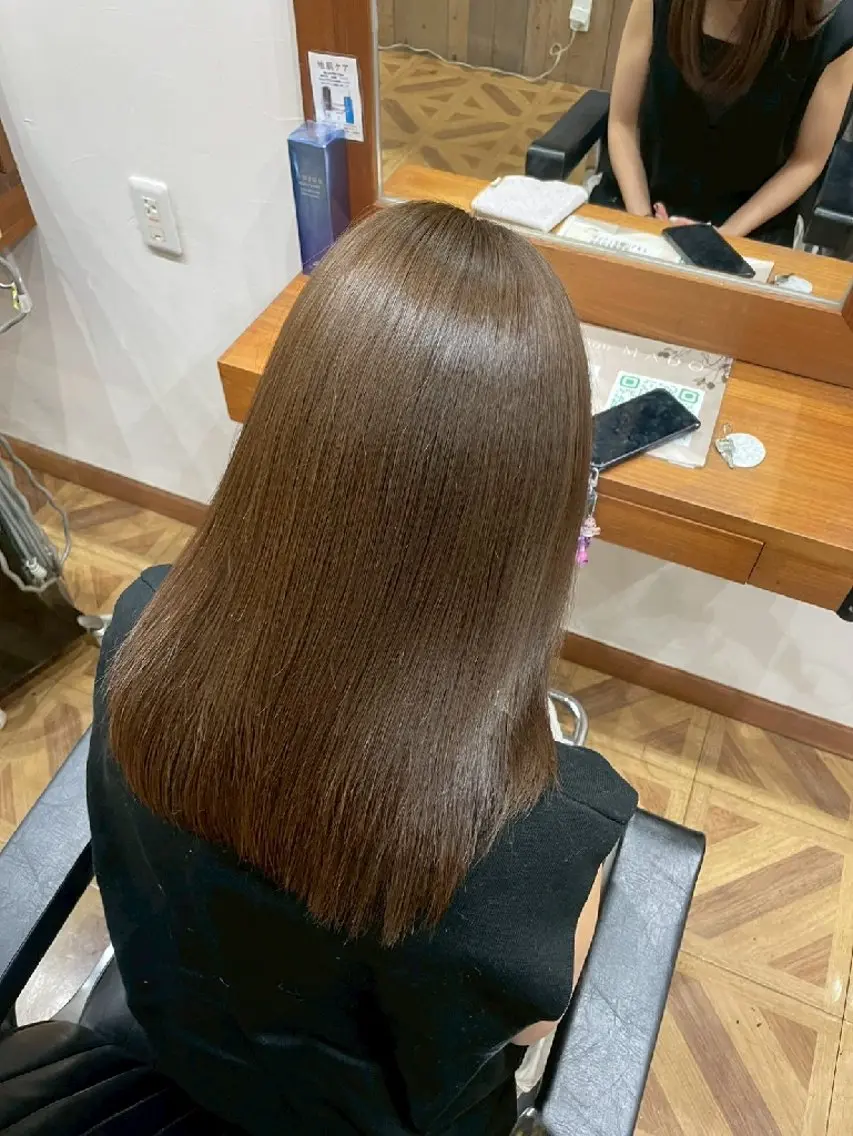 カラー ✨髪質改善✨艶カラー 松本将之進のヘアスタイル