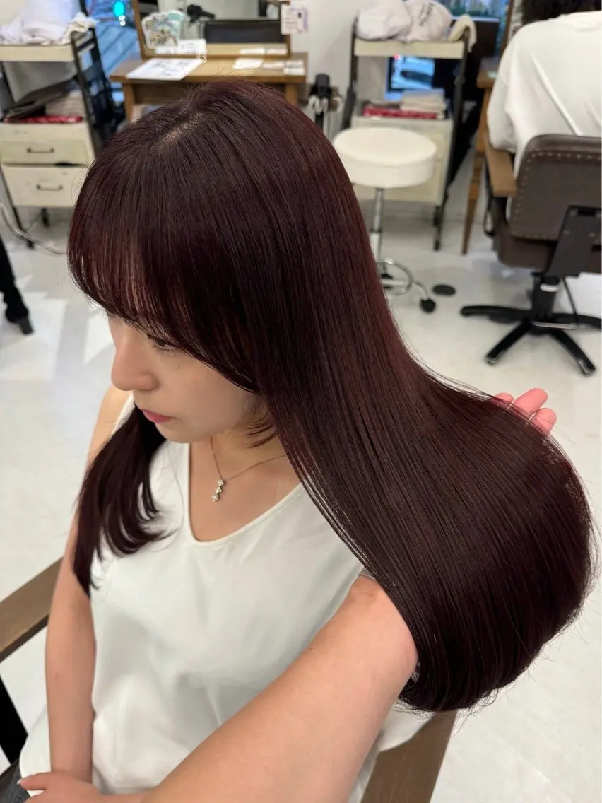 ロング 🍒ベージュ/ピンク ベージュ🍒なつきのヘアスタイル