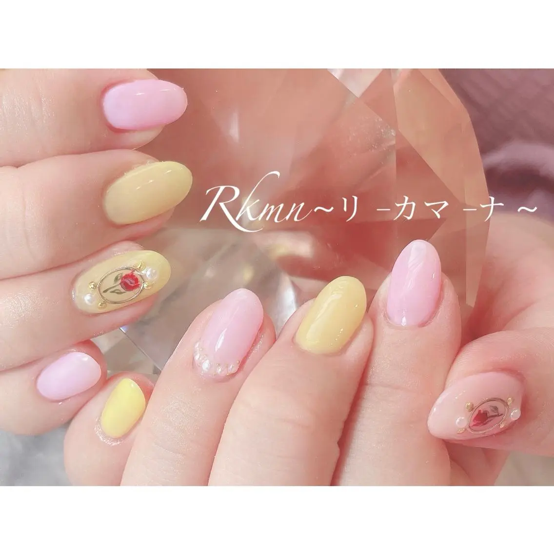 ネイル アートネイル フレンチネイル ジェルネイル グラデーション ピンク ハンドネイル フットネイル ハンドケア Rkmn ~リ-カマ-ナ~のネイルデザイン