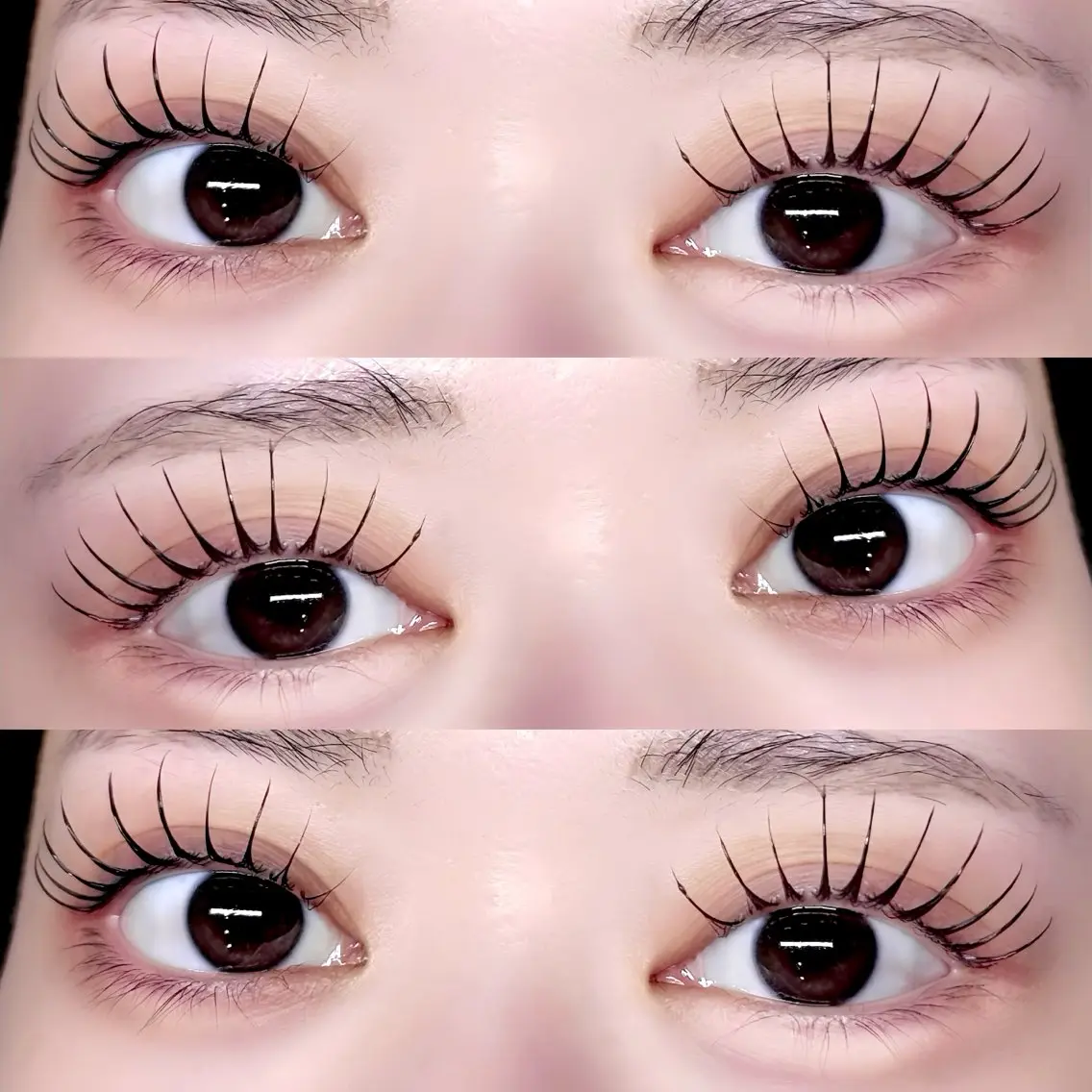 マツエク・マツパ マツパ NANAMI🖤 ‎のマツエク・マツパデザイン