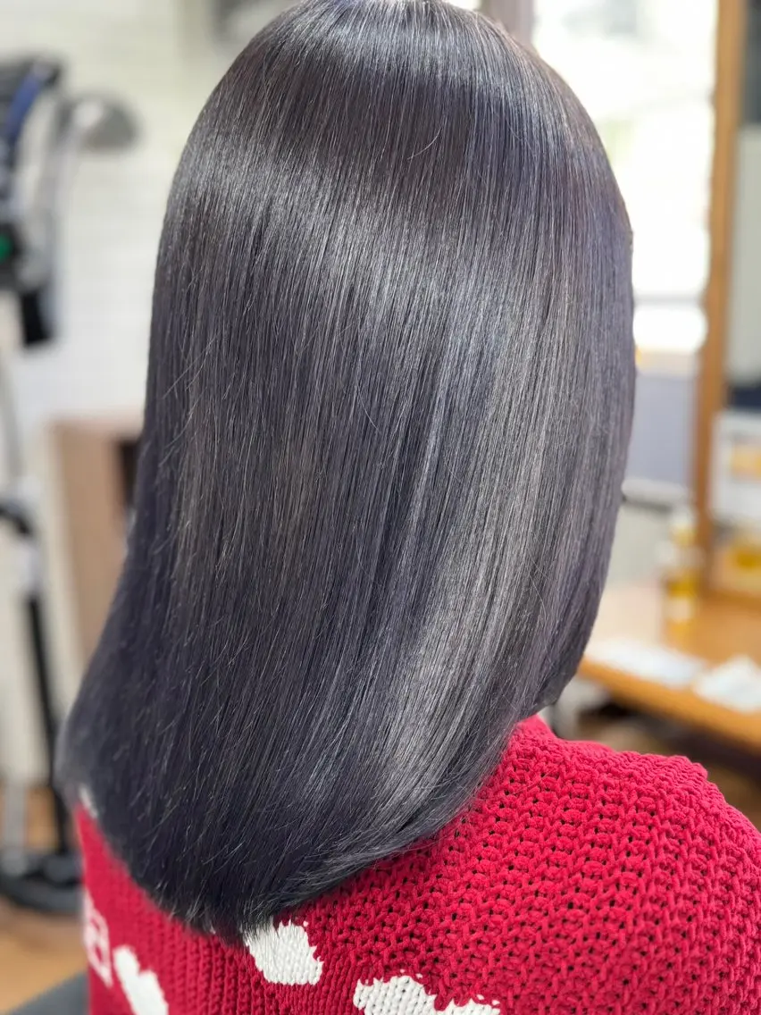 ミディアム カラー グレージュ 髪質改善 カット ヘアカラー トリートメント ✨ハイトーン カラー福岡拓也✨のヘアスタイル
