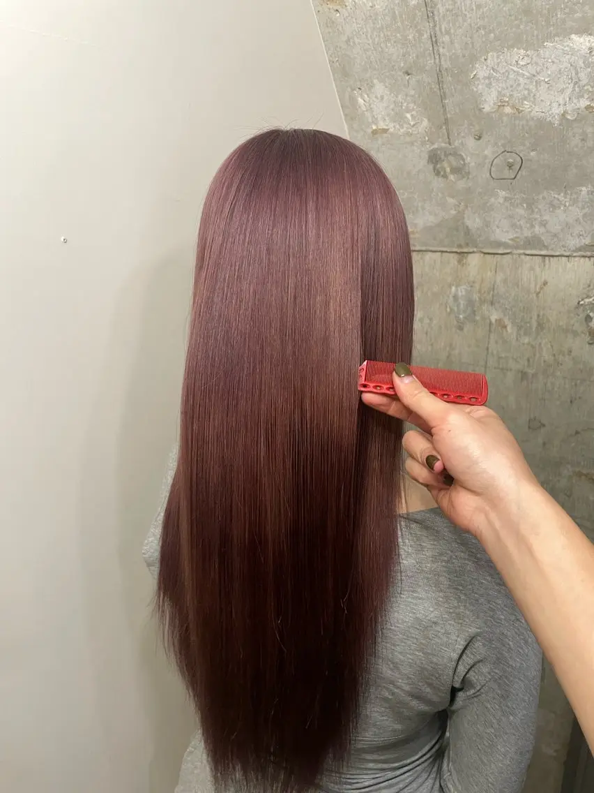ロング カラー ベージュカラー ピンクカラー ピンクベージュ ヘアカラー ニュアンスカラー/ 🫧レミ(坊主)のヘアスタイル