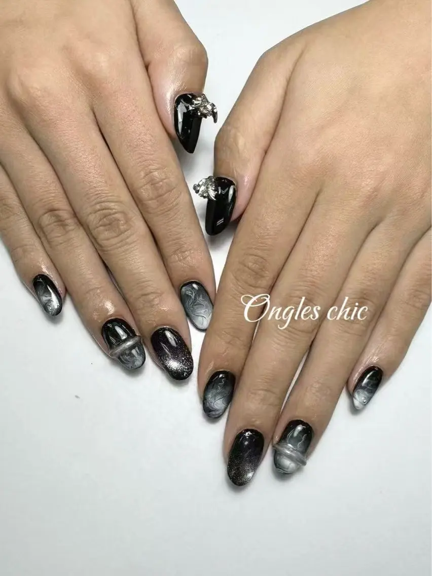 ネイル ハンドネイル ongles chicのネイルデザイン