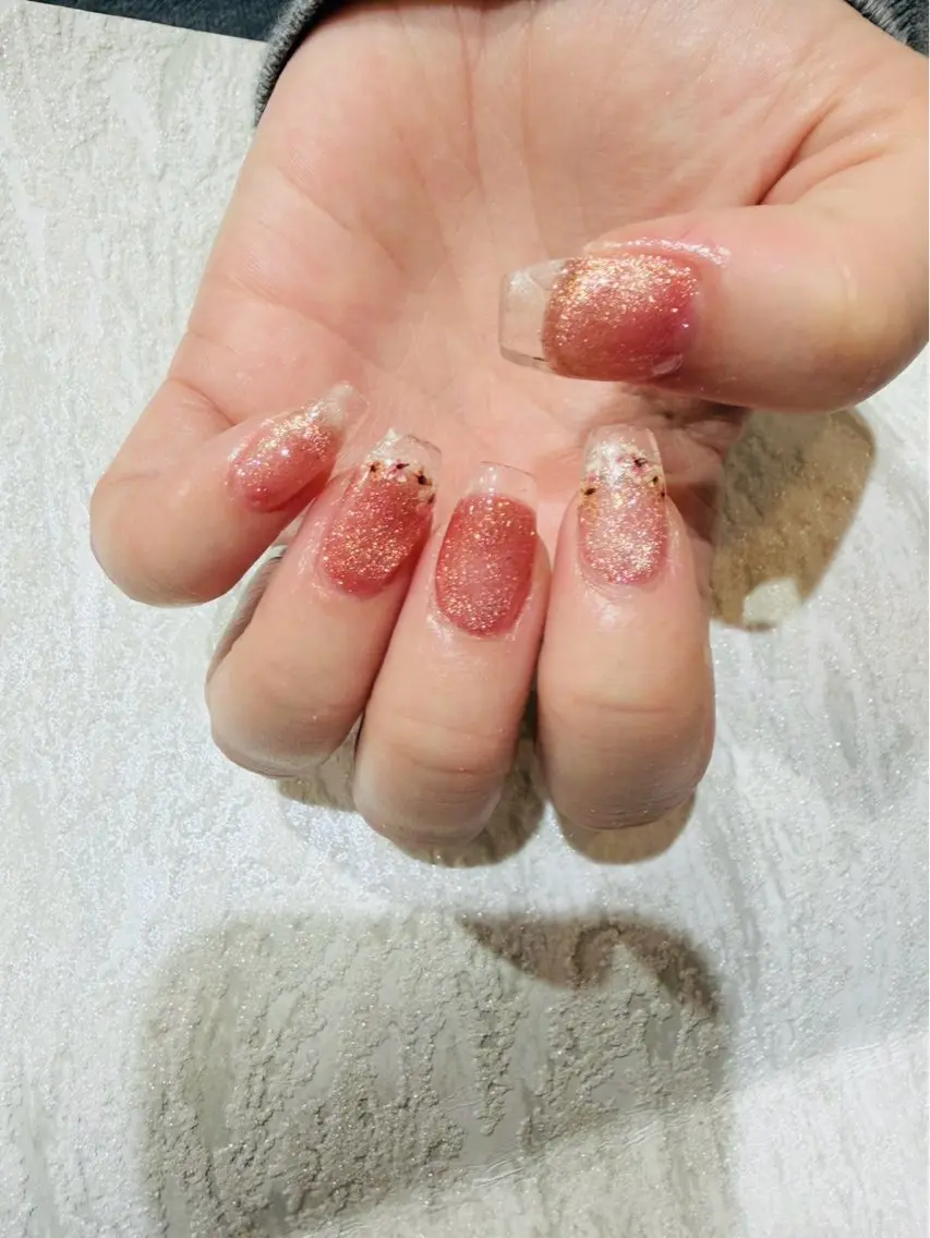 ネイル クリアネイル フレンチネイル 東十条muumii ネイルまつ毛のネイルデザイン