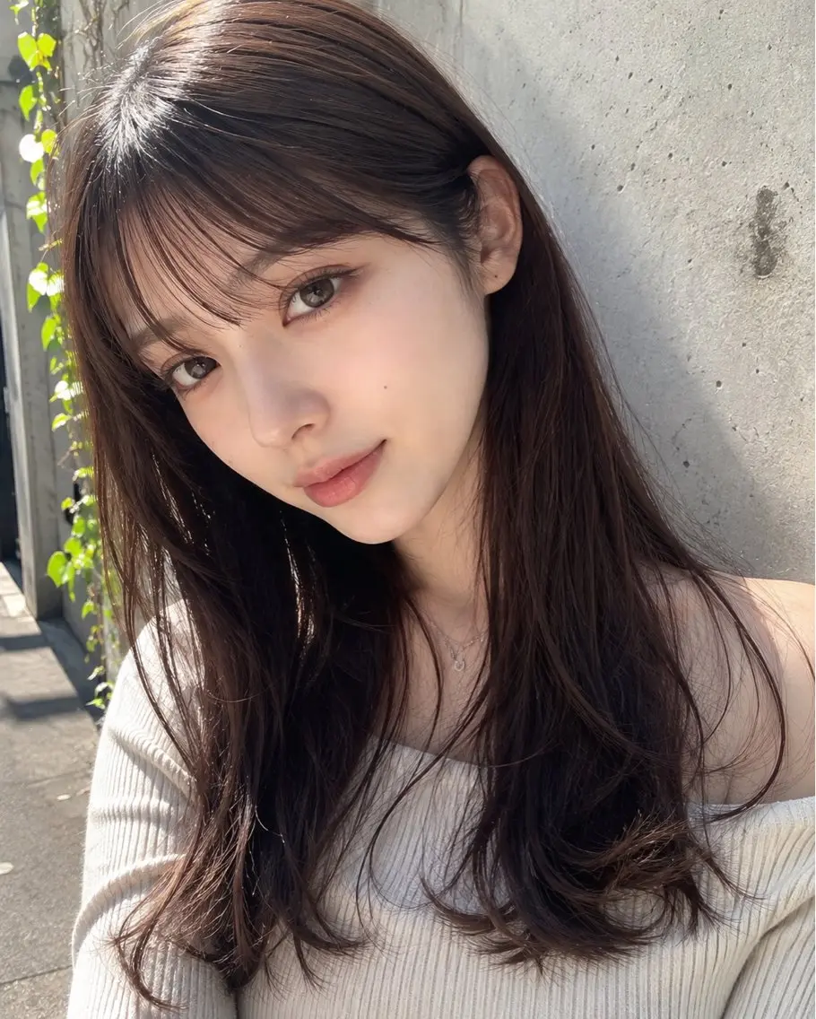 【似合わせ】レディースカット+縮毛矯正【髪質改善系】✨の写真