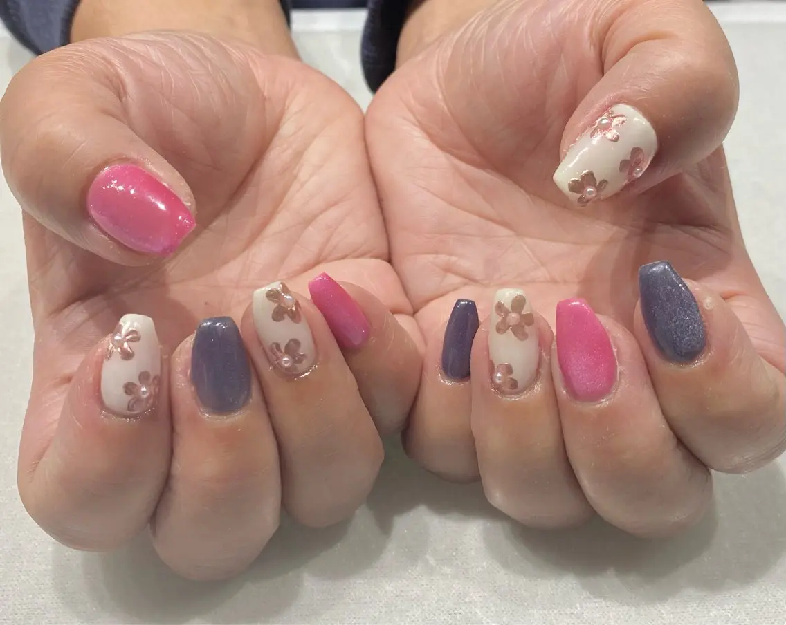 ネイル Three いわなべのネイルデザイン