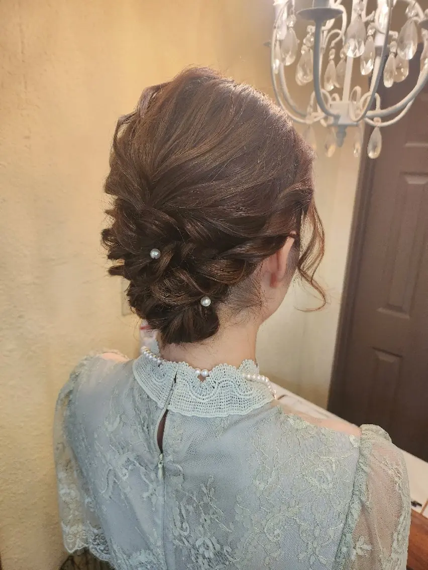 7/25使用不可🎀平日10:00～&土日祝12:00～🎀似合わせヘアセットの写真