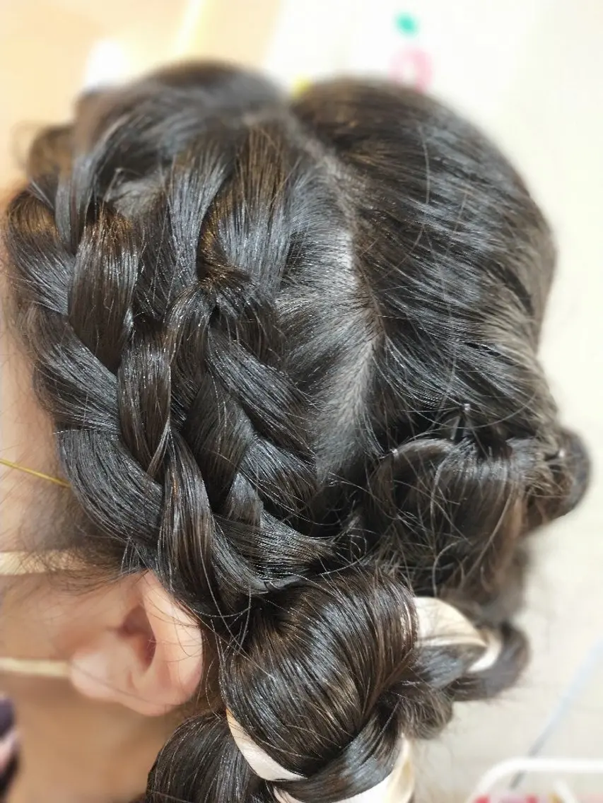 ヘアアレンジ ヘアセット 石野 智華のヘアスタイル