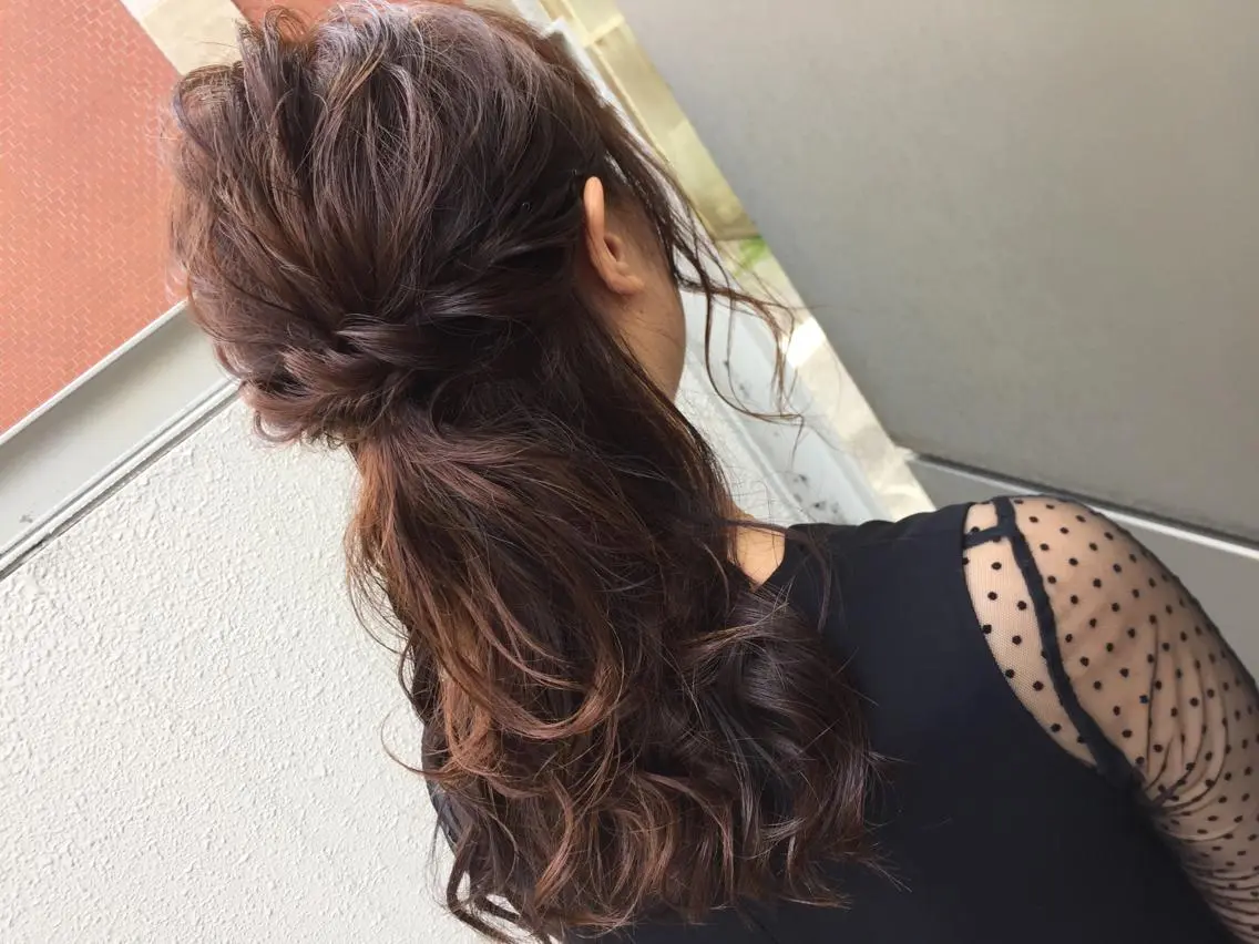 セミロング 松永 雄樹のヘアスタイル